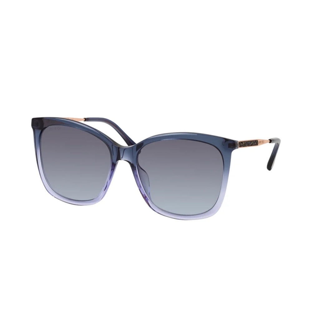 Jimmy Choo NEREA/G/S 0JQ4 GB Blue Lilac Women’s Sunglasses with Cat Eye ~ NIB